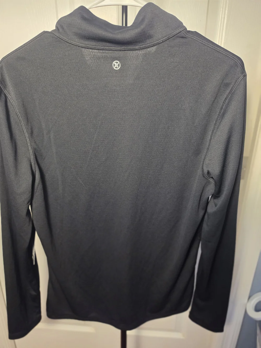 90 Degree By Reflex Black Quarter-Zip Performance Pullover